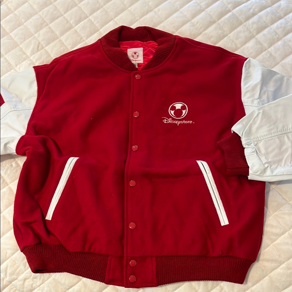 Disney Red and White Varsity Jacket